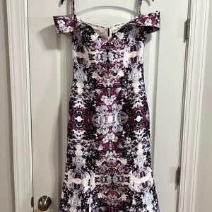 Xscape pink/purple prom dress